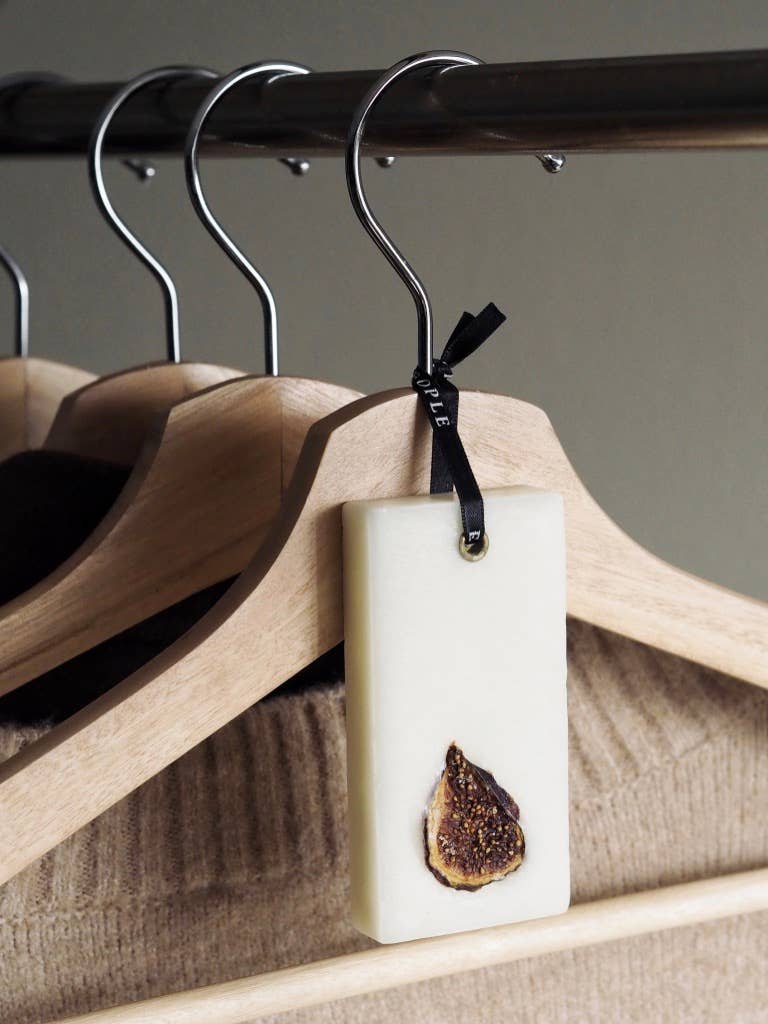 09 Groene Bladeren Vijg en Amber Kast Wax Bar Verfrisser - Rosetta's