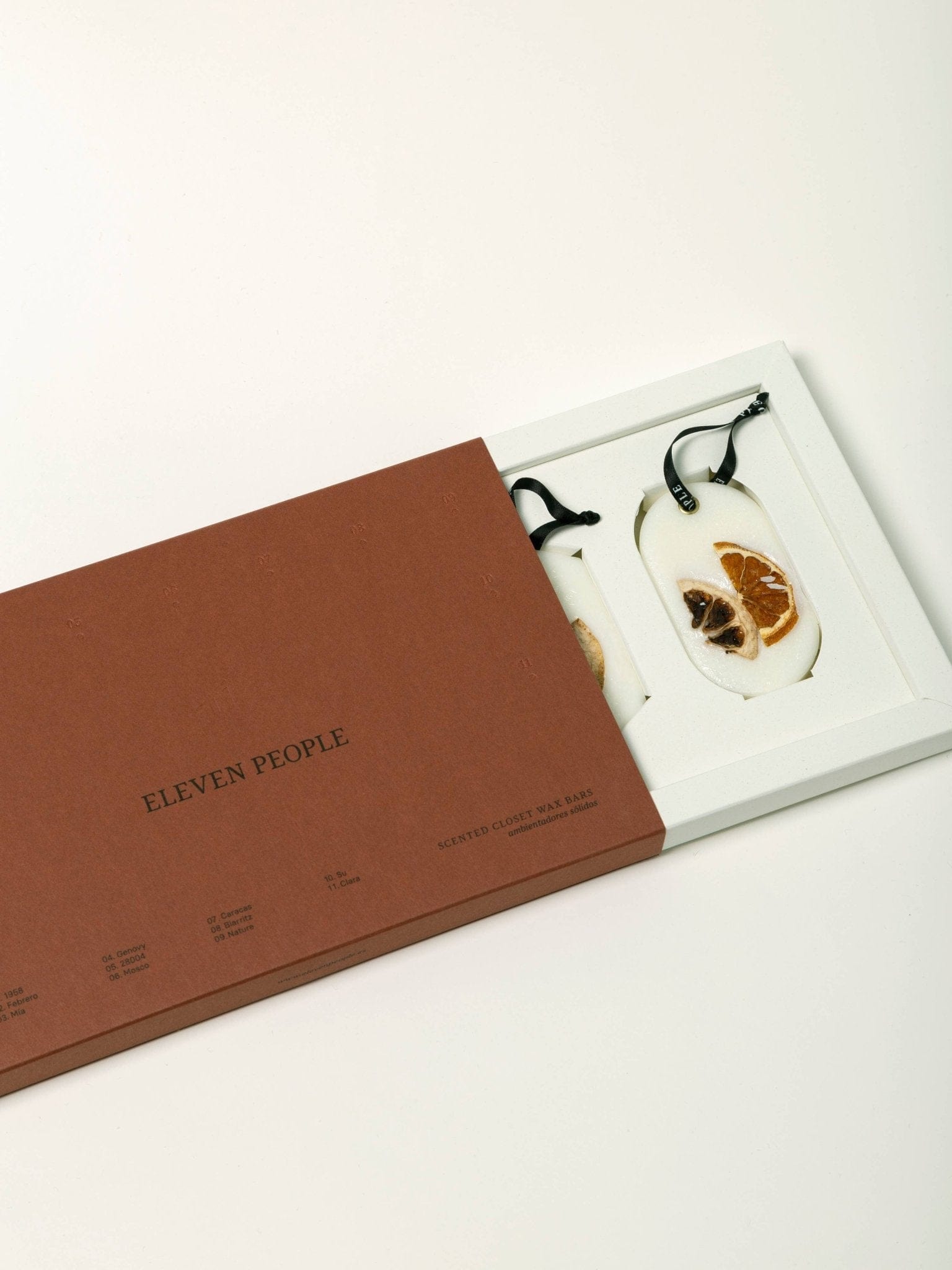 10 Bergamot, Mandarijn en Basilicum Kast Wax Bar Verfrisser - Rosetta's