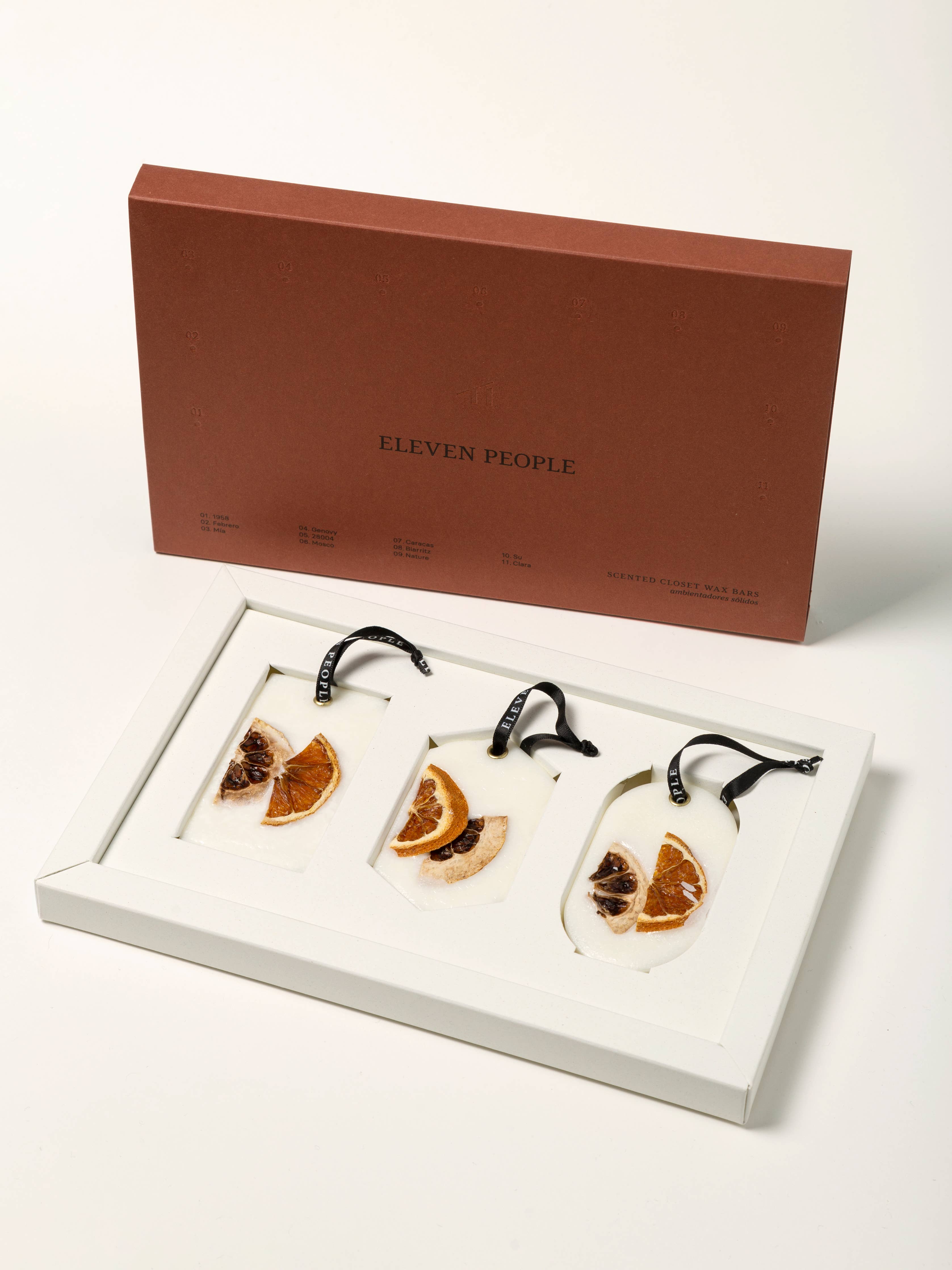 10 Bergamot, Mandarine and Basil Closet Wax Bar Freshener