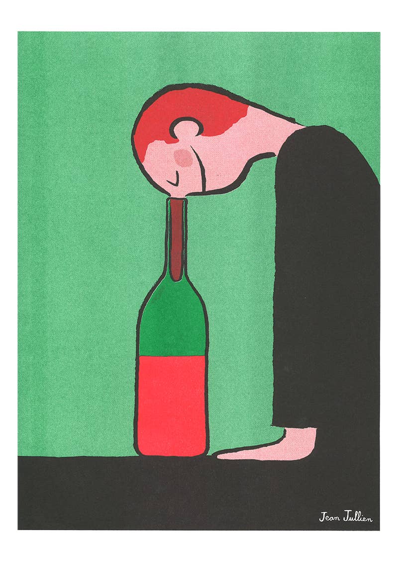 A3 poster - Jean Jullien - Bottle - Rosetta's