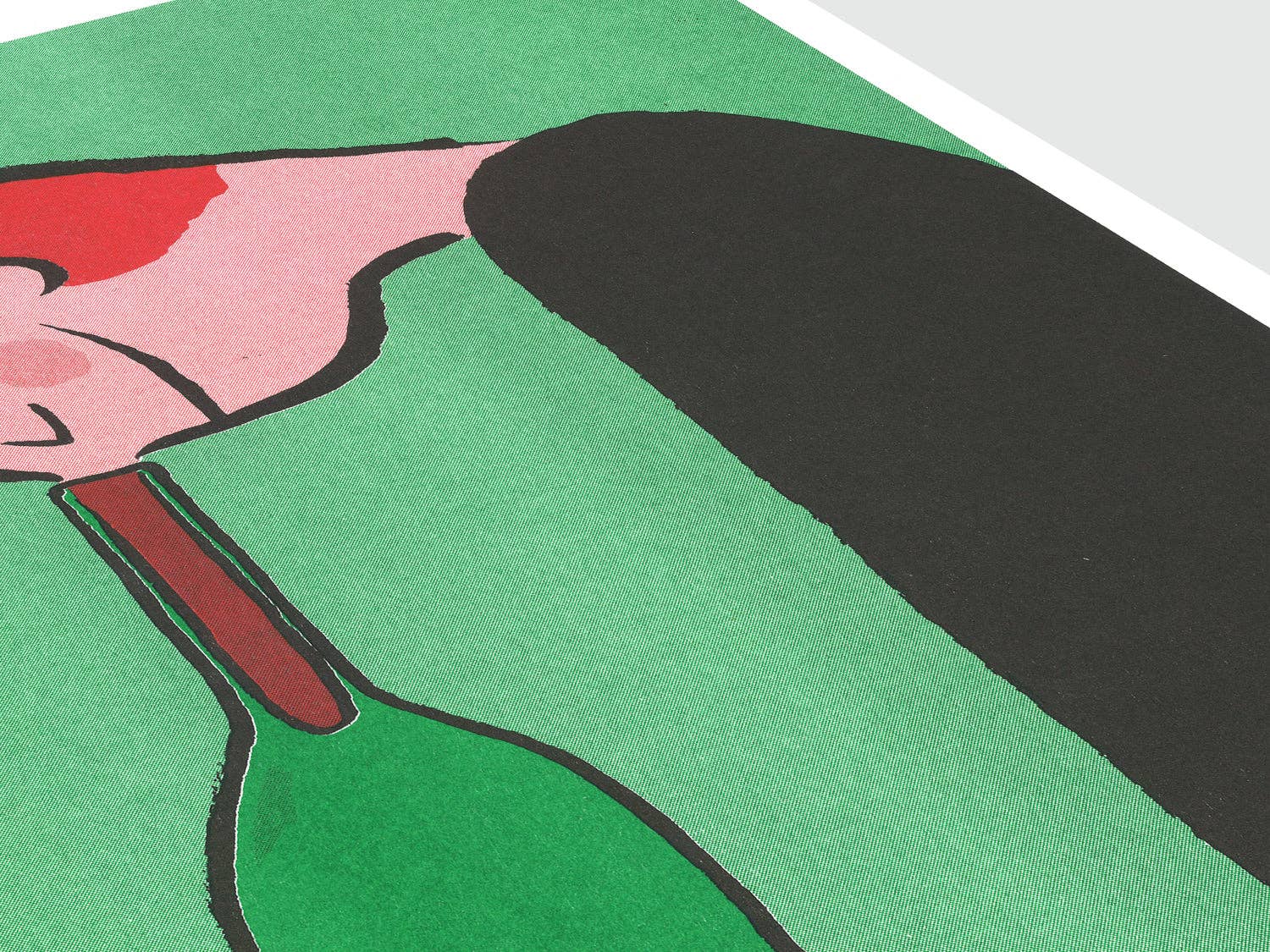 A3 poster - Jean Jullien - Bottle - Rosetta's