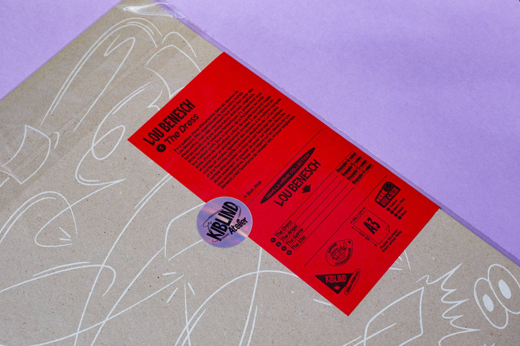 A3 poster - Lou Benesch - The Dress - Rosetta's