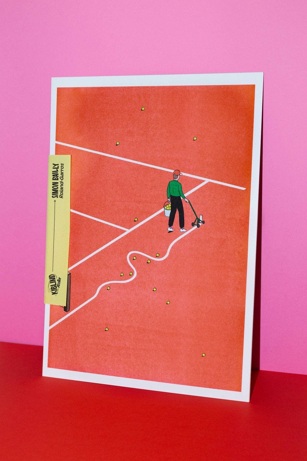 A3 poster - Simon Bailly - Roland - Garros - Rosetta's
