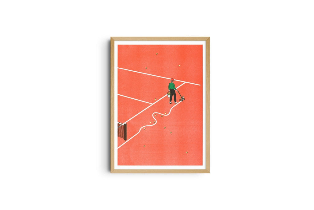 A3 poster - Simon Bailly - Roland - Garros - Rosetta's